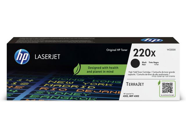HP Toner W2200X 220X svart 7,5K, st