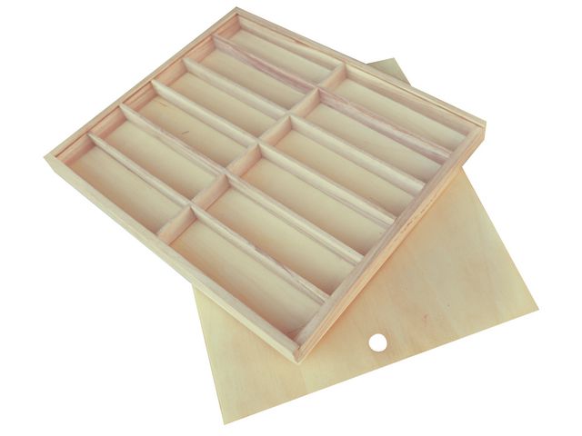 PLAYBOX Låda med skjutlock, st