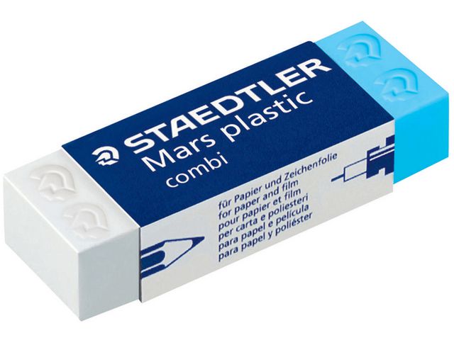 Staedtler Mars Mars® Radergummi Plastic Combi 526 508 latexfritt, 65 x 23 x 13 mm, st