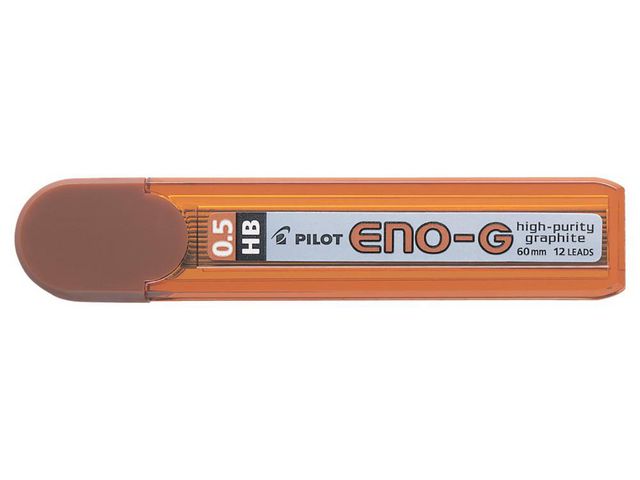 Pilot Stift till mekanisk stiftpenna Eno-G 0,5 mm HB-stift, fp om 12 st