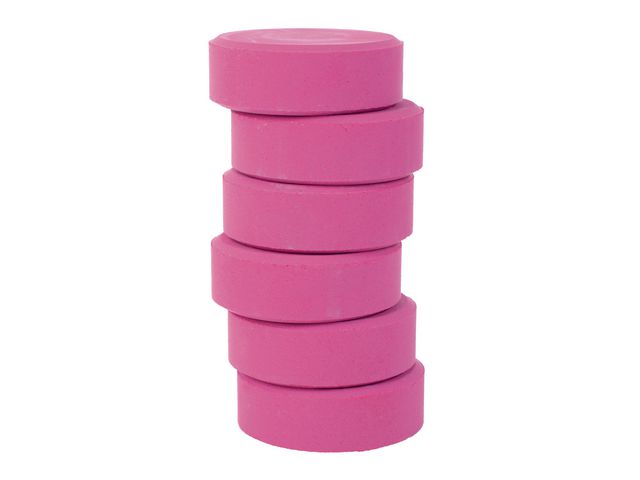 PLAYBOX Färgpuckar 57mm, rosa 6/fp, fp om 6 st