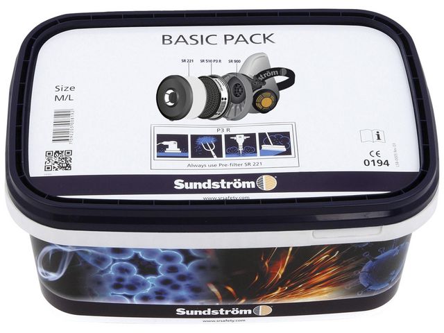 Sundström Halvmask BASIC PACK SR 900 M, st