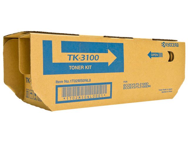 KYOCERA Toner, 3100, svart, 1T02MS0NL0, st