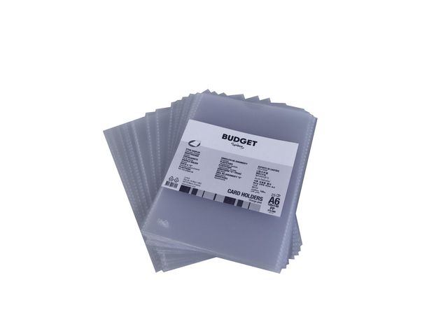 Lyreco BUDGET Plastfodral A6 0,13, fp om 25 st