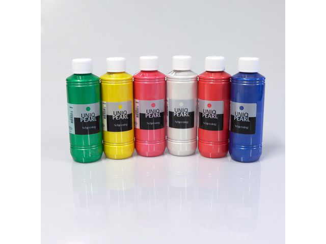 Hobbyfärg pärlemor 6x250ml, fp om 6 st