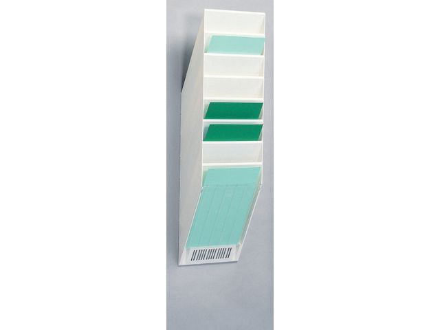Durable FLEXIBOXX förlängt tidningsställ, ett fack, A4, 340 x 240 x 135 mm, vit, st