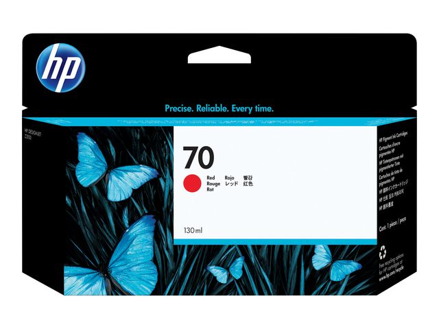 HP Bläckpatron C9456A 70 Röd, st