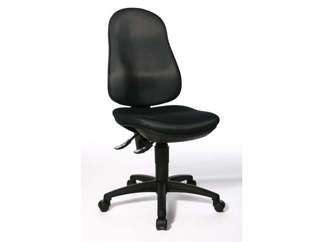 TOPSTAR Kontorsstol Eco Point, sitthöjd 41-53 cm, Svart, st