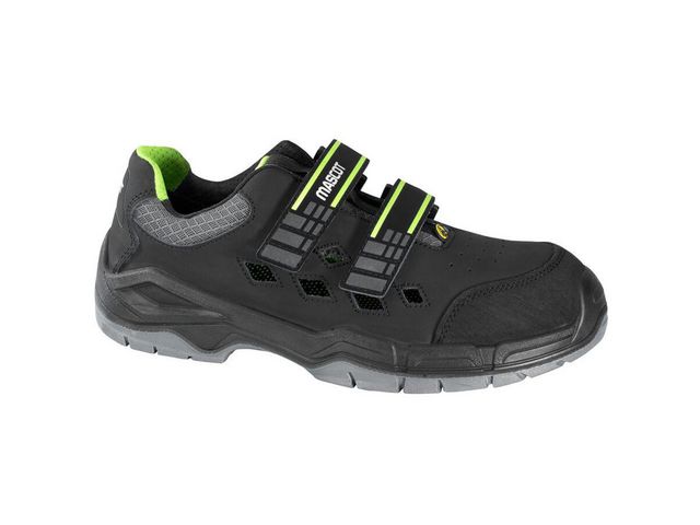 Skyddssandal F0107 Herr Svart 47, par 2 st