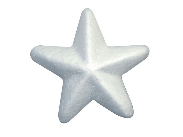 PLAYBOX Frigolitstjärna 7cm 25/fp, fp om 25 st