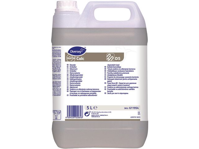 Diversey Avkalkningsmedel Suma Calc-D5 5L, flaska om 5 l
