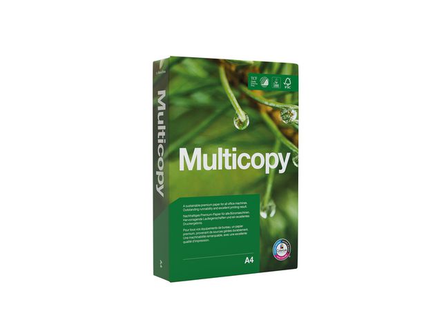 Multicopy Kopieringspapper A4 75g ohålat, bunt om 500 blad