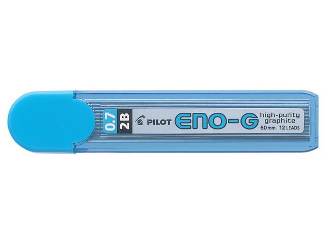 Pilot Stift till mekanisk stiftpenna Eno-G 0,7 mm 2B-stift, fp om 12 st