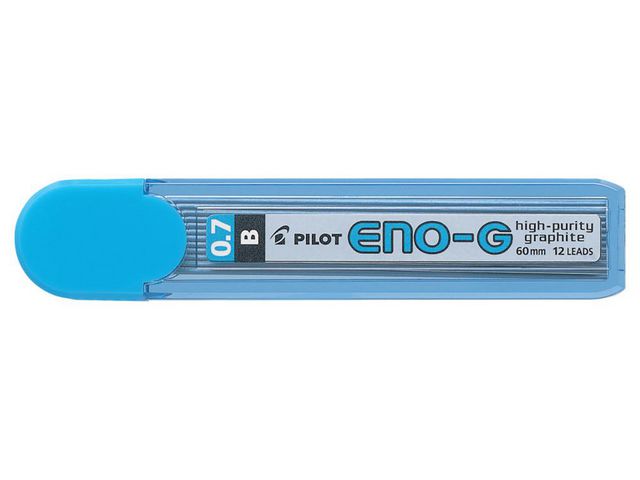 Pilot Stift till mekanisk stiftpenna Eno-G 0,7mm B-stift, tub 12 st