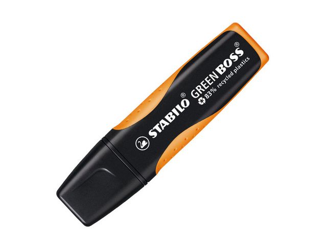 STABILO Överstrykningspenna GREEN BOSS orange mejselformad spets 2+5mm 6070/54, st