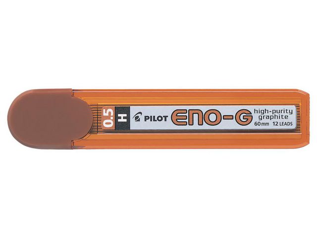 Pilot Stift till mekanisk stiftpenna Eno-G 0,5mm H-stift, tub 12 st