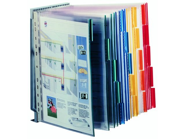 Durable Väggställ FUNCTION A4 plats för 20 panel, st