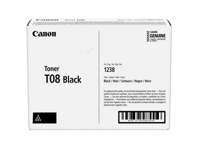 Canon Toner T08 25K svart, st