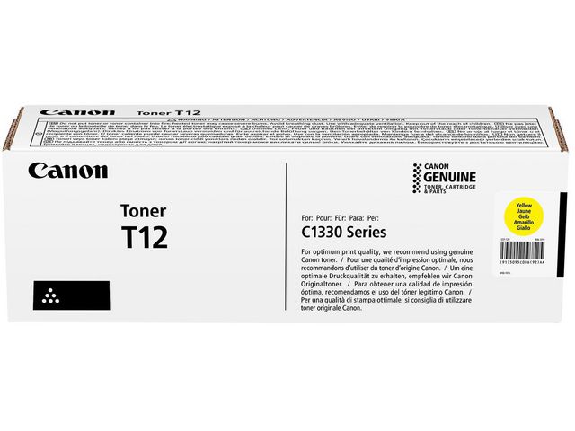 Canon Toner T12 5,3K gul, st