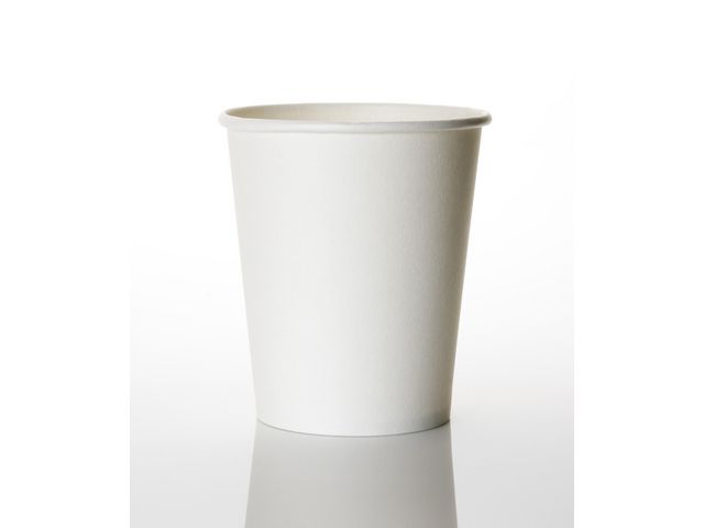 Pappersmugg 180ml vit, fp om 50 st