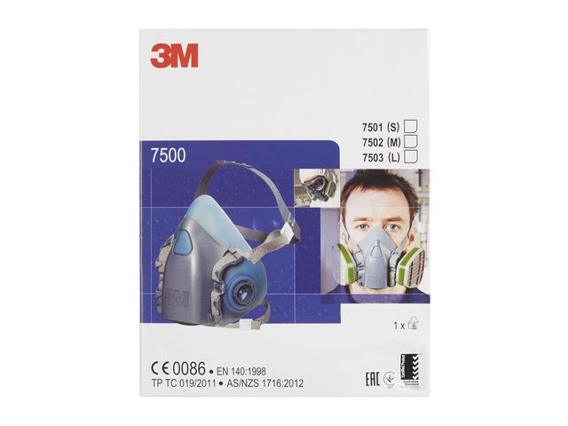 3M™ Halvmask 7502 Medium, st