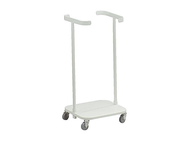 Säckvagn enkel 60L öppen med 4 hjul, st