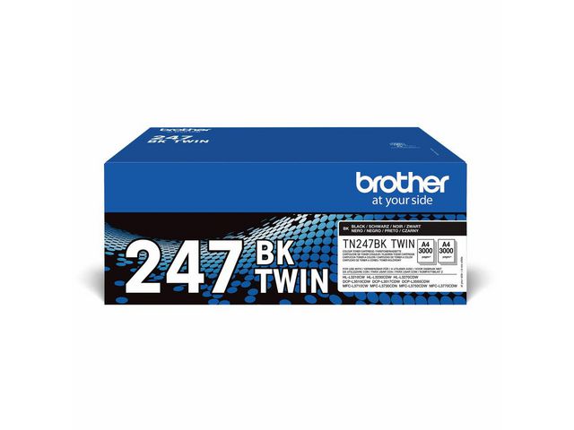 Brother Toner TN247BK 2x3K svart, fp om 2 st