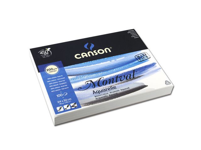 CANSON Akvarellpapper 200g, st