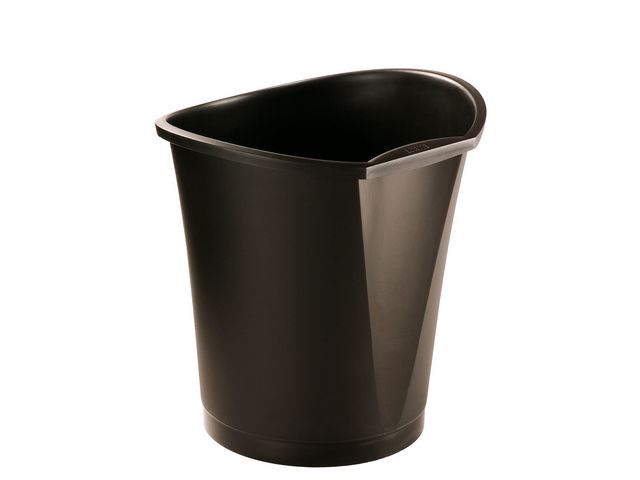 Esselte Papperskorg 18L Basko svart, st