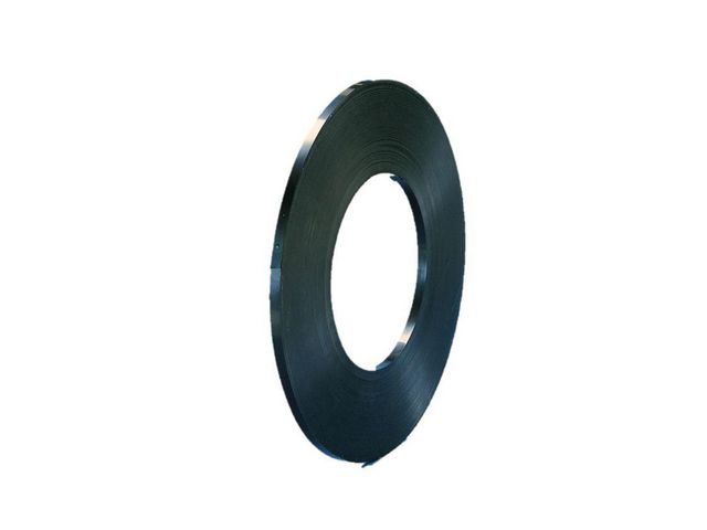 Stålband 13x0,5mm Enkelsp Svart, rulle om 13 m
