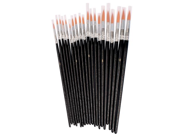 PLAYBOX Syntetpenselset runda 20/FP, fp om 20 st