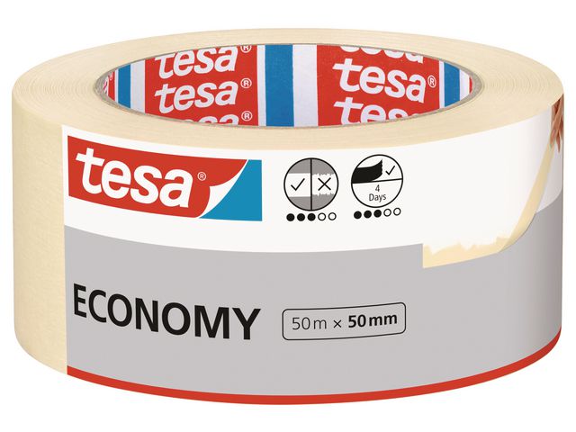 tesa® Maskeringstejp 5288 50mmX50m, rulle om 50 m