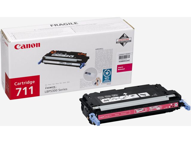 Canon Toner 711, 1658B002, magenta, singelförpackning, st