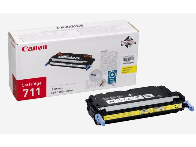 Canon Toner 711, 1657B002AA, gul, singelförpackning, st