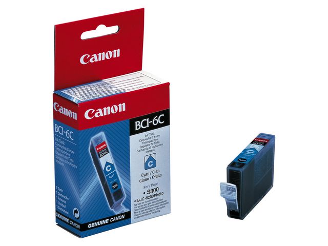 Canon Bläckpatron, BCI-6 C, 4706A002, cyan, singelförpackning, st