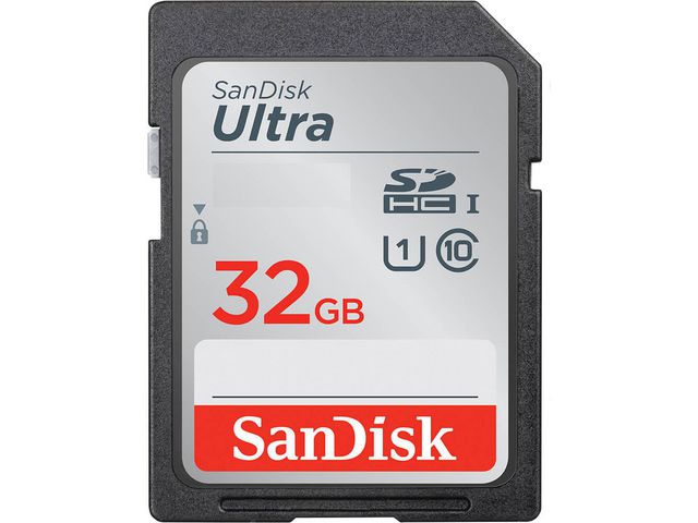 SanDisk Minneskort SDHC 32GB Class10, st