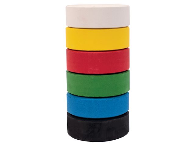 PLAYBOX Färgblock refill 6 färger, fp om 6 st