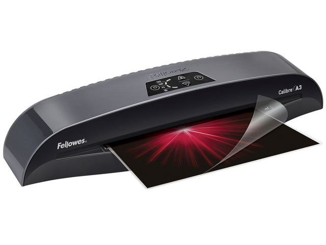 Fellowes Lamineringsmaskin Calibre A3 termisk laminator, svart och silver, 125 µ, st
