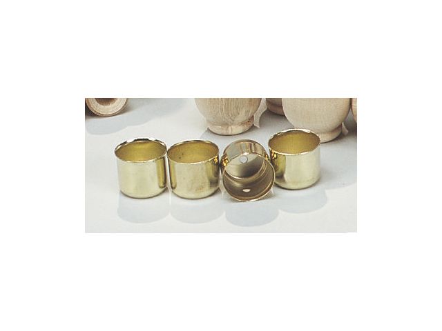 PLAYBOX Ljushållare, mässing, 21 mm, 25 st, antik belysning, fp om 25 st