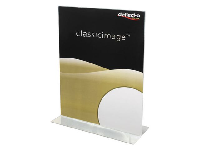 deflecto® Informationsställ acryl A4 stående, st