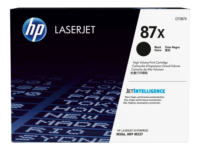 HP Toner CF287X 87X 18K Svart, st