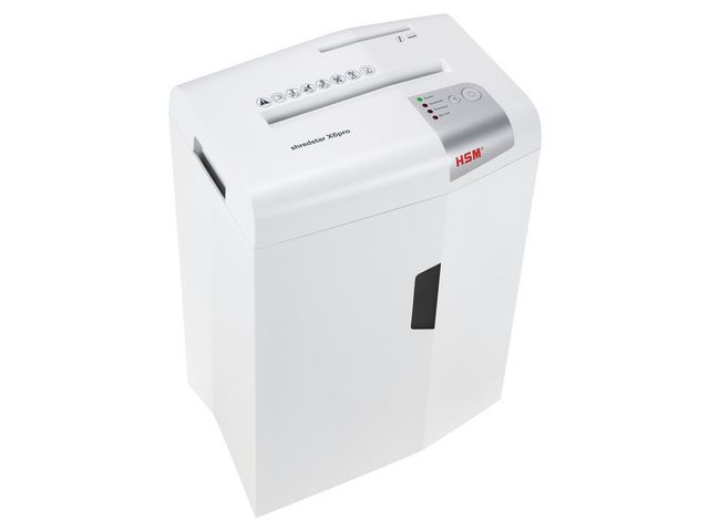 HSM Shredstar X6pro dokumentförstörare med partikelstrimling, 6 ark, strimlar: gem, häftklamrar, CD-skivor, kreditkort, st