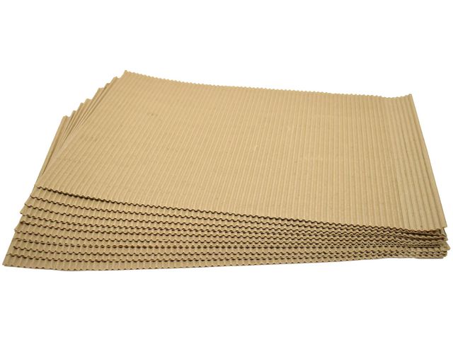Wellpapp 50 x 70 cm Natur, fp om 10 st