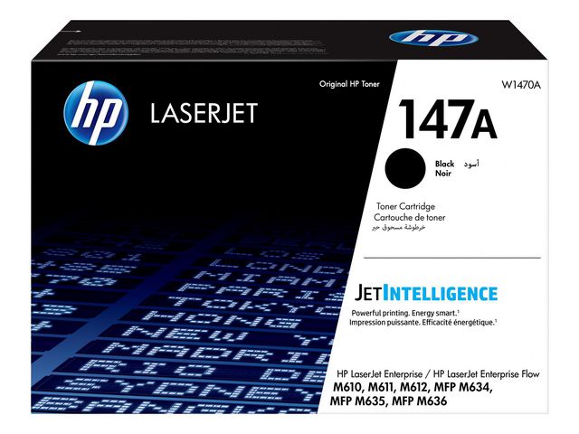 HP Toner W1470A 147A 10,5K Svart, st