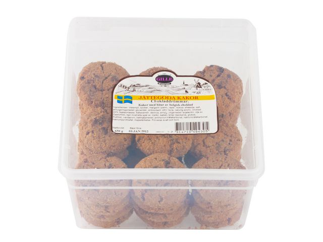 GILLE Kakor GILLE Chokladdrömmar 650g, fp om 650 g