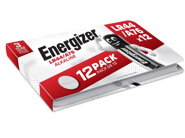 Energizer Batteri A76/LR44, fp om 12 st