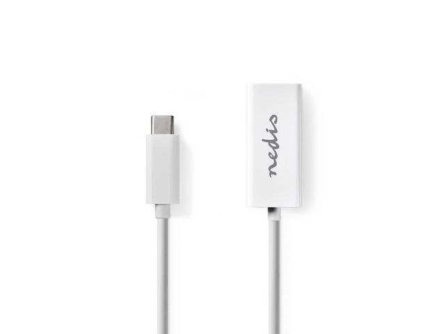 NEDIS Adapter USB-C Ha - RJ45 Ho 0,15m, st