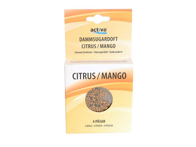 Hygienteknik Dammsugardoftkulor Citrus Mango 4-pack, fp om 4 st