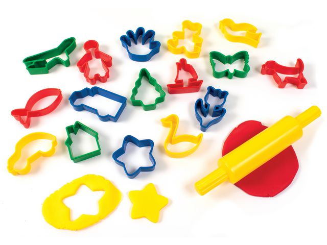PLAYBOX Lerformar med kavel 17/FP, fp om 17 st
