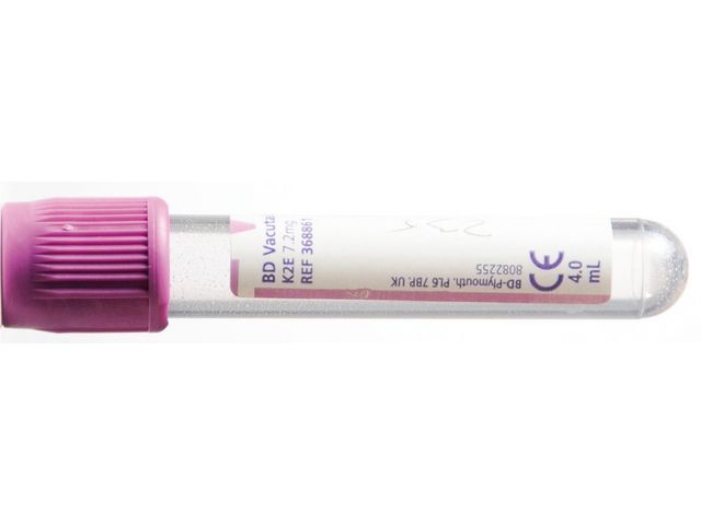 BD™ Hemogardrör Lila K2 EDTA 5/4ml, fp om 100 st